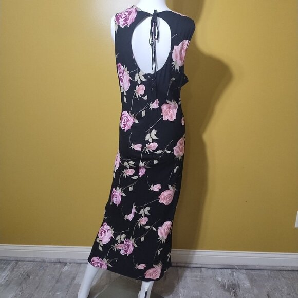 VTG Y2K Variations Woman Sleeveless Floral Maxi Dress Size 20W Boho Cottage - Picture 3 of 5